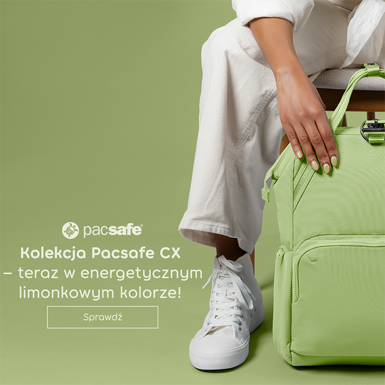 Pacsafe CX w kolorze limonki