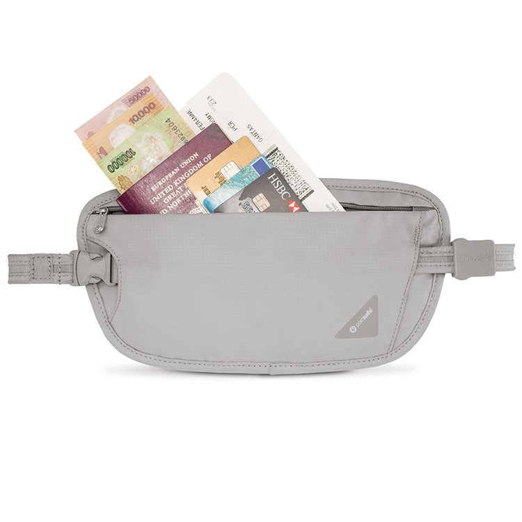 Portfel antykradzieżowy na pas RFID Pacsafe Coversafe X100 - czarny