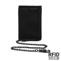 Portfel antykradzieżowy mały RFID Pacsafe Z50 - czarny