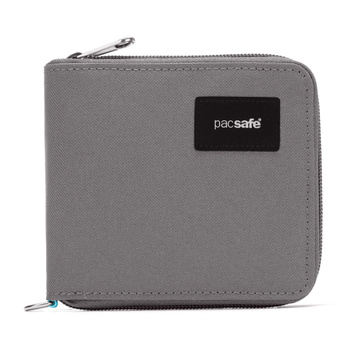 Portfel męski mały RFID Pacsafe - szary