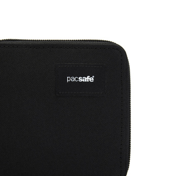 Portfel męski mały RFID Pacsafe - czarny