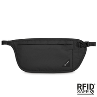 Portfel antykradzieżowy na pas RFID Pacsafe Coversafe V100 - czarny