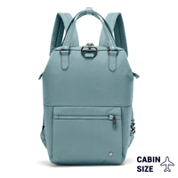 Plecak mini damski antykradzieżowy Pacsafe Citysafe CX Econyl - miętowy