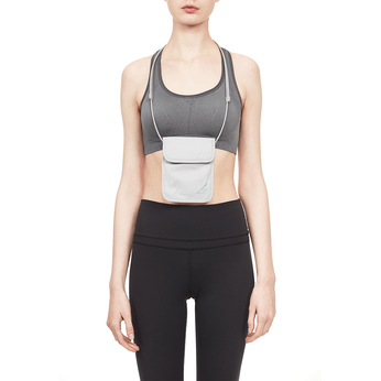 Paszportówka antykradzieżowa na szyję Pacsafe Coversafe X75 - szara