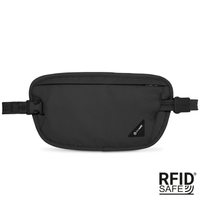 Portfel antykradzieżowy na pas RFID Pacsafe Coversafe X100 - czarny