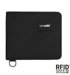 Portfel mały RFID Pacsafe - czarny