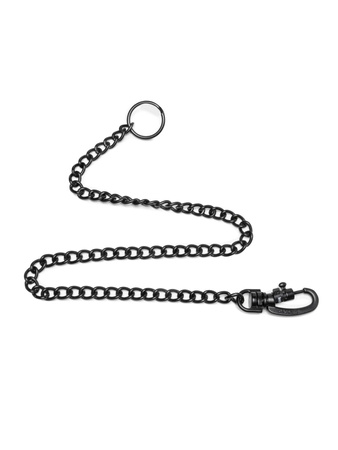 Łańcuszek antykradzieżowy do portfela Wallet chain - Czarny