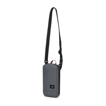 Torba miejska na ramię antykradzieżowa Pacsafe RFIDsafe Tech crossbody  - stalowa